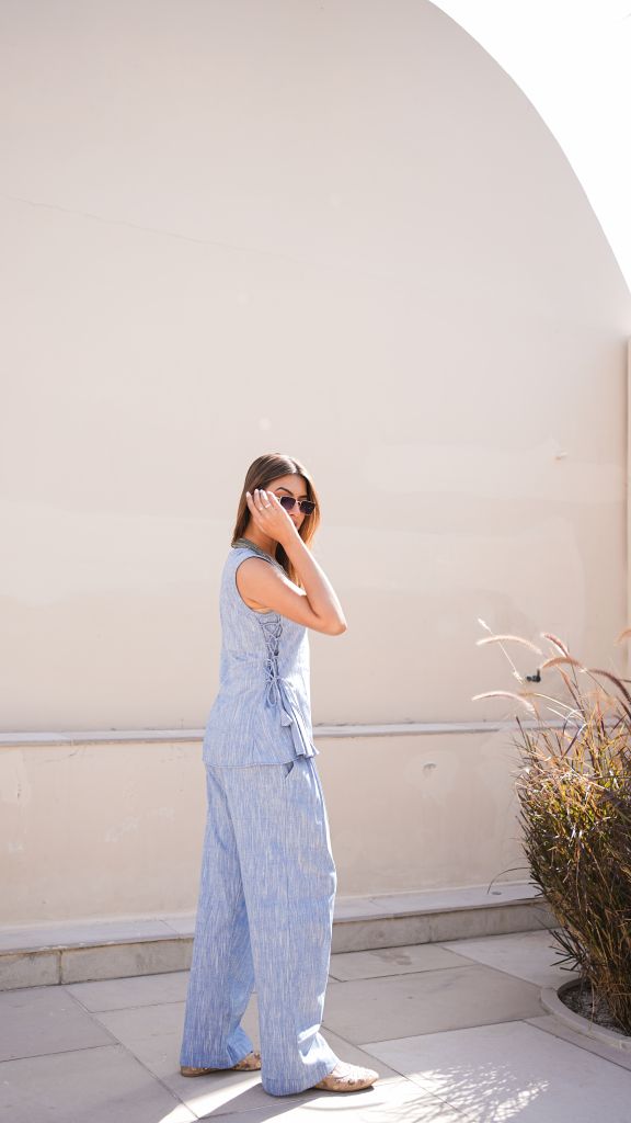 Aida blue co-ord set