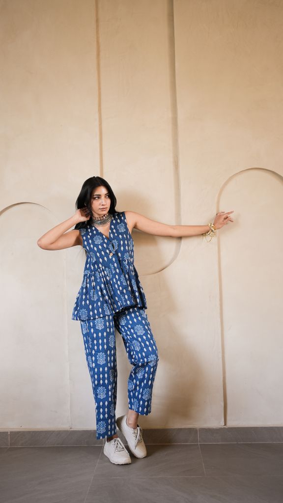 Maya indigo co-ord set