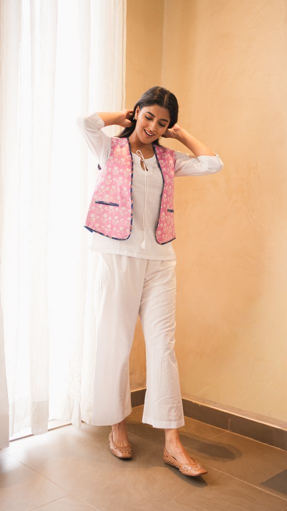 Misha Pink co-ord set with Jacket