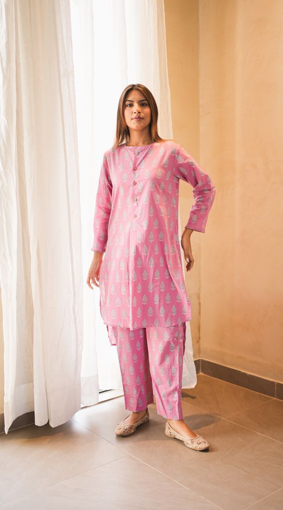 Zara pink co-ord set